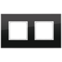 Vimar Eikon EVO 4-Module Cover Plate, 2+2 Layout, 71 mm Centers, Horizontal/Vertical Mount