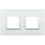 Vimar Eikon EVO 4-Module Cover Plate, 2+2 Layout, 71 mm Centers, Horizontal/Vertical Mount