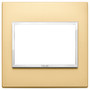 Vimar - Eikon EVO 21648 Cover Plate - 3-Module, Metal - Apollo Lighting