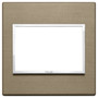 Vimar - Eikon EVO 21648 Cover Plate - 3-Module, Metal - Apollo Lighting