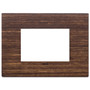 Vimar - Eikon EXÉ 22653 Cover Plate - 3 Module, Solid Wood - Apollo Lighting