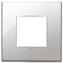 Vimar - Eikon EXÉ 22642 Cover Plate - 2 Module, Metal - Apollo Lighting