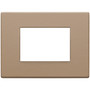 Vimar Eikon Exé 3-Module Cover Plate, 122 x 90 mm, Horizontal/Vertical Mount