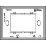 Vimar Eikon Exé 3-Module Cover Plate, 122 x 90 mm, Horizontal/Vertical Mount