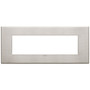 Vimar - Eikon EXÉ 22657 Cover Plate - 7 Module, Metal - Apollo Lighting