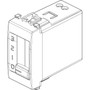 Vimar Eikon Fan-Coil Slide Switch, 4-Position, 1P, 6(2)A, 250V, Flush-Mount, IP40