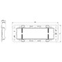 Vimar Eikon Mounting Frame and Protection Cover, 7M - Apollo Lighting