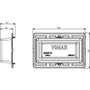 Vimar Eikon Mounting Frame and Protection Cover, 3-Module