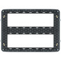 Vimar Eikon Mounting Frame, For V71320/V71620/V71720 Flush or 09920 Surface Boxes, 14 (7+7) Modules, Screws Included - Apollo Lighting