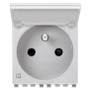 Vimar - Eikon 20212 SICURY French Socket Outlet - 2P+E 16 A 250 V, French Standard, 2 Module - Apollo Lighting