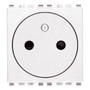 Vimar Eikon SICURY French Standard Socket Outlet, 2P+E 16A 250V, 2-Module