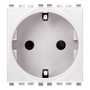 Vimar Eikon SICURY Schuko Socket Outlet, 2P+E, 16A 250V, 2M, IP20