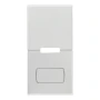 Vimar Eikon Interchangeable 1-Module Button, Thermoplastic
