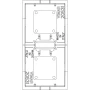 Vimar Eikon Interchangeable 1-Module Button, Thermoplastic