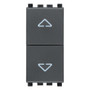 Vimar Eikon Interlocked Push Buttons, NO+NO, 10A, 250V, Directional Arrows