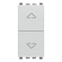 Vimar Eikon Interlocked Push Buttons, NO+NO, 10A, 250V, Directional Arrows