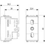 Vimar Eikon Socket Outlet, Italian Standard P17/11, 2P+E, 16A, 250V