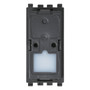 Vimar Eikon Push Button Mechanism, For 1-3 Module Button, 1P NO, 10A 250V, Lightable, IP40