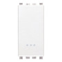 Vimar Eikon 1P NC Push Button, 10A, 250V, Lightable, Replaceable Button, IP40