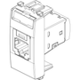 Vimar Netsafe RJ45 Socket Outlet, For Eikon, Cat5e, Panduit MINI-COM, T568A/B