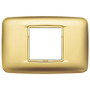 Vimar Eikon Round Cover Plate, 2-Central-Module, 120 x 80 mm