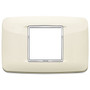 Vimar Eikon Round Cover Plate, 2-Central-Module, 120 x 80 mm
