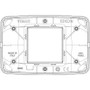 Vimar Eikon Round Cover Plate, 2-Central-Module, 120 x 80 mm