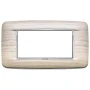 Vimar Eikon 4-Module Round Cover Plate