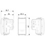Vimar Eikon Reversing Switch, 1P 16AX 250V, IP40, Lightable, Replaceable Button