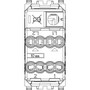 Vimar Eikon Reversing Switch, 1P 16AX 250V, IP40, Lightable, Replaceable Button