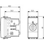 Vimar Eikon 2P Key-Operated 1-Way Switch, 16A, 250V, 1 Module