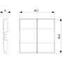 Vimar Eikon Interchangeable RF Switch Buttons, For EnOcean Bluetooth ZigBee Devices, IP40