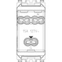 Vimar Eikon USA+SASO SICURY Socket Outlet, 2P+E, 15A, 127V, IP20