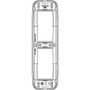Vimar Eikon Round Cover Plate for Panel Mounting, 2-Module, Metal