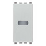 Vimar Eikon Signalling Unit Indicator, 250V, IP40, 1 Module, White Diffuser, Without Lamp