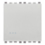 Vimar Eikon 1-Way Switch, 10AX 250V, Screwless Terminals, Replaceable Lightable Button