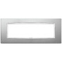 Vimar - Eikon 20657 Series - Classic Cover Plate - 7 Module, Metal - Apollo Lighting