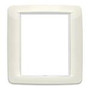 Vimar - Eikon 20698 Round Cover Plate - 8 (4+4) Module, Metal - Apollo Lighting
