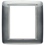 Vimar Eikon Round Cover Plate, 8 (4+4)-Module