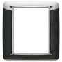 Vimar Eikon Round Cover Plate, 8 (4+4)-Module