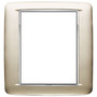 Vimar Eikon Round Cover Plate, 8 (4+4)-Module