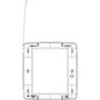 Vimar Eikon Round Cover Plate, 8 (4+4)-Module