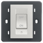 Vimar Eikon 2P 32A 1-Way Switch, For British Standard Mounting Boxes, 250V, 3-Module, IP40