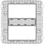 Vimar Eikon Mounting Frame and Protection Cover, 8 (4+4)-Module