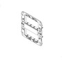 Vimar Eikon Mounting Frame and Protection Cover, 8 (4+4)-Module