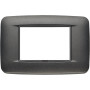 Vimar Eikon 3-Module Round Cover Plate, 120 x 80 mm, For 21613 Frame - Apollo Lighting