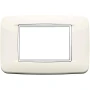Vimar Eikon 3-Module Round Cover Plate, 120 x 80 mm, For 21613 Frame
