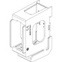 Vimar Eikon/Arké/Plana DIN Rail Mounting Frame, 1M, TH35, RAL 7035, Isolating Lining