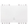 Vimar Eikon 3-Module Rocker Button, Interchangeable, Lightable, IP40