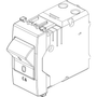 Vimar Eikon Miniature Circuit Breaker, 1P+N, C Curve, 120-230V AC, 50-60 Hz, IP40, 1 Module